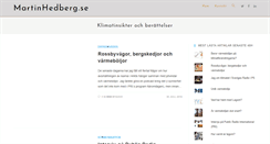 Desktop Screenshot of martinhedberg.se